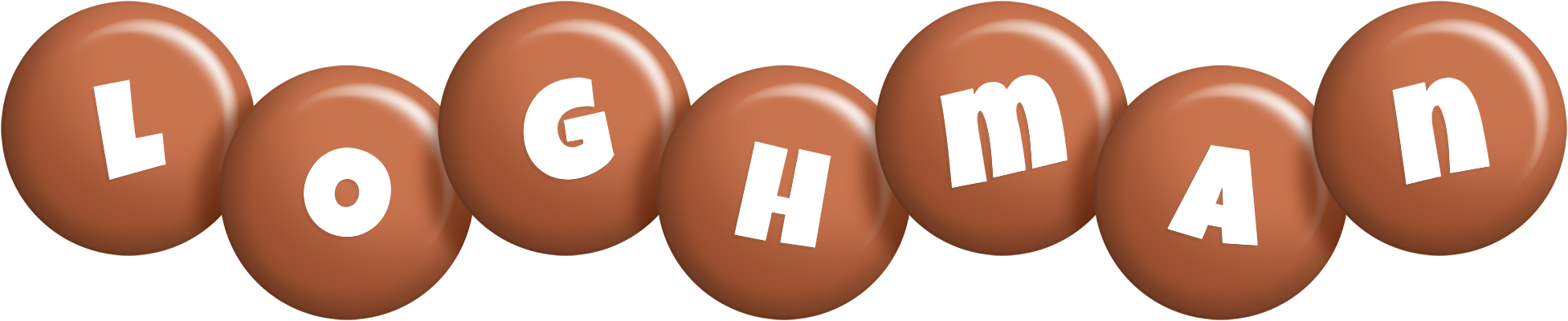 Loghman candy-brown logo