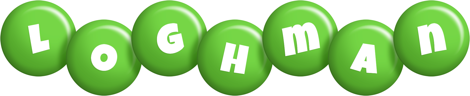 Loghman candy-green logo