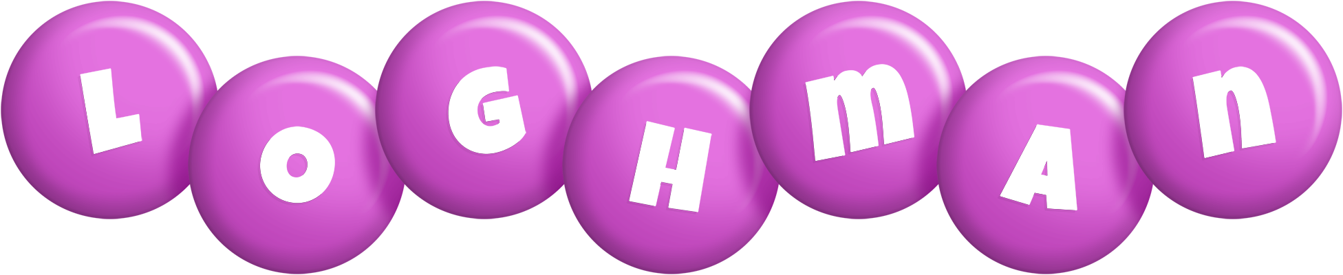 Loghman candy-purple logo