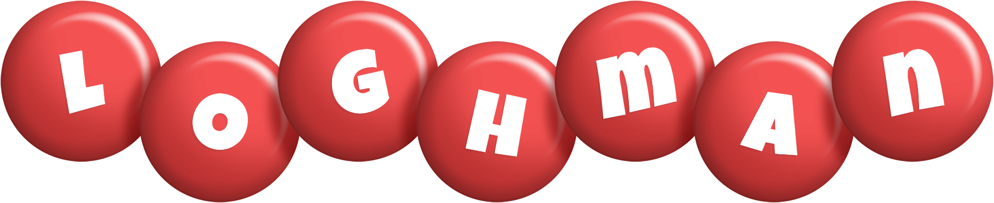 Loghman candy-red logo