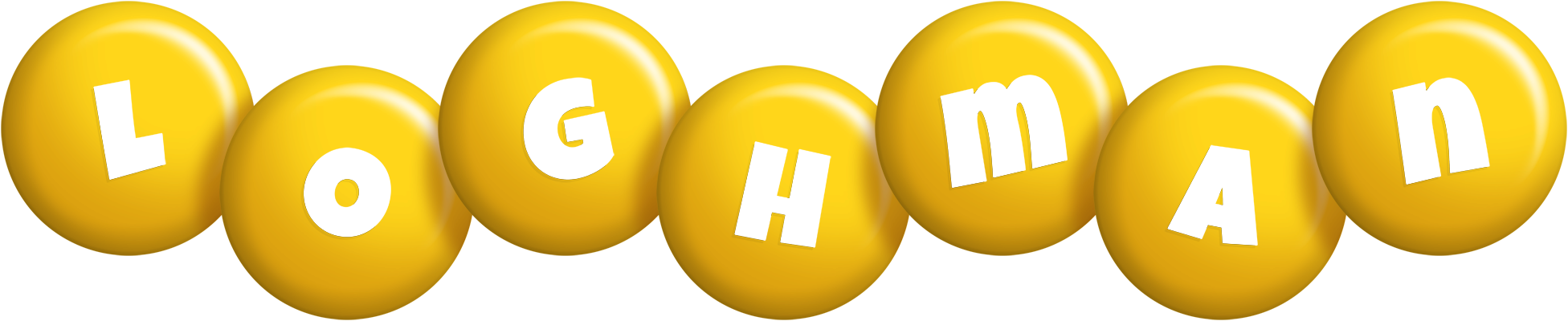 Loghman candy-yellow logo