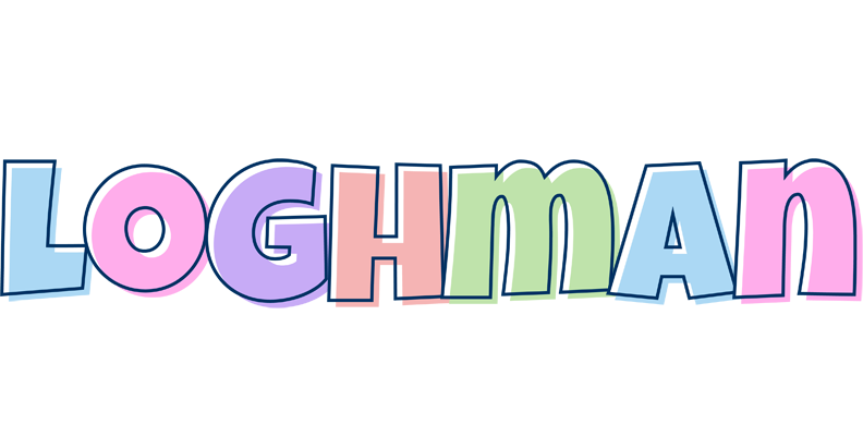 Loghman pastel logo