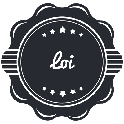 Loi badge logo