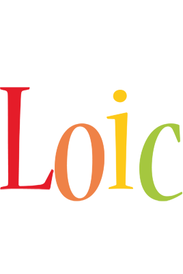 Loic birthday logo