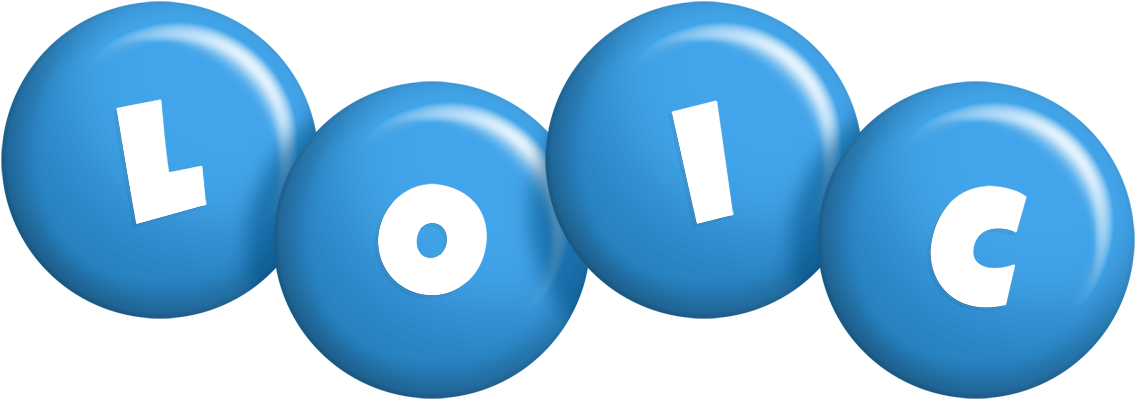 Loic candy-blue logo