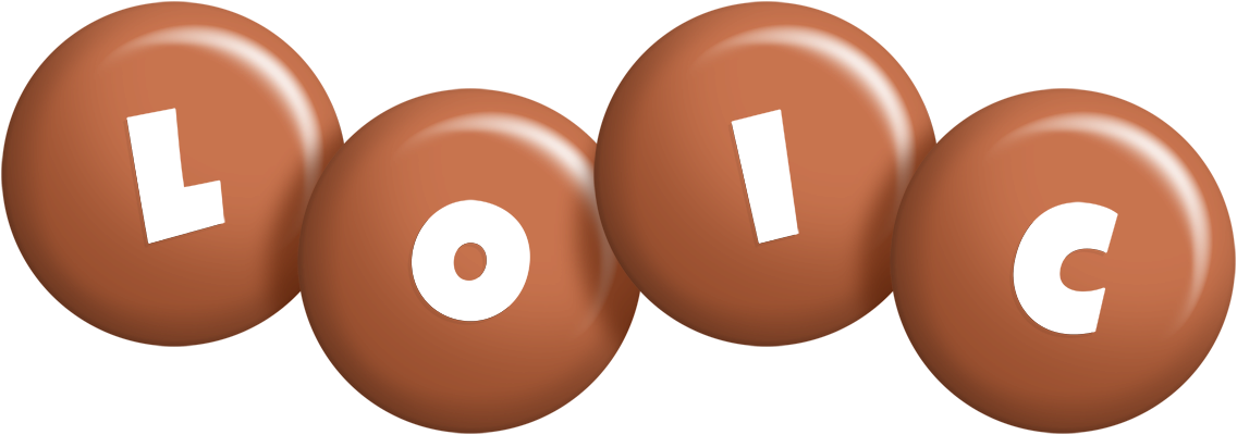 Loic candy-brown logo
