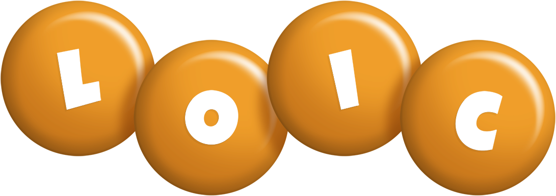 Loic candy-orange logo