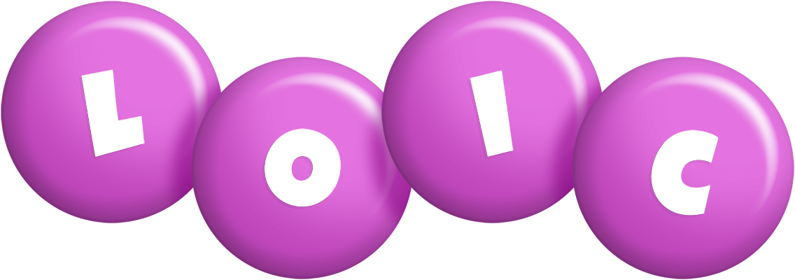 Loic candy-purple logo