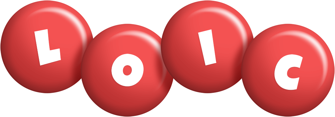 Loic candy-red logo