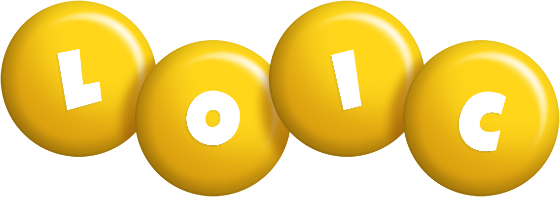Loic candy-yellow logo