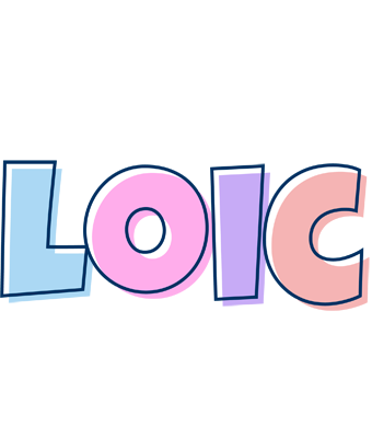 Loic pastel logo