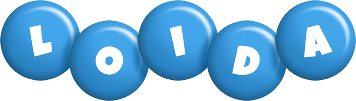 Loida candy-blue logo