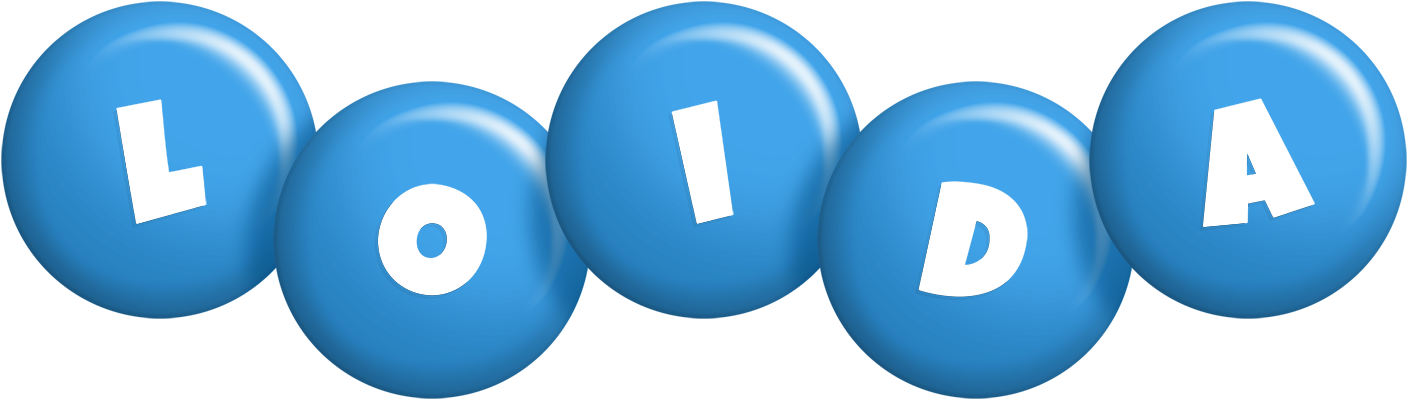 Loida candy-blue logo