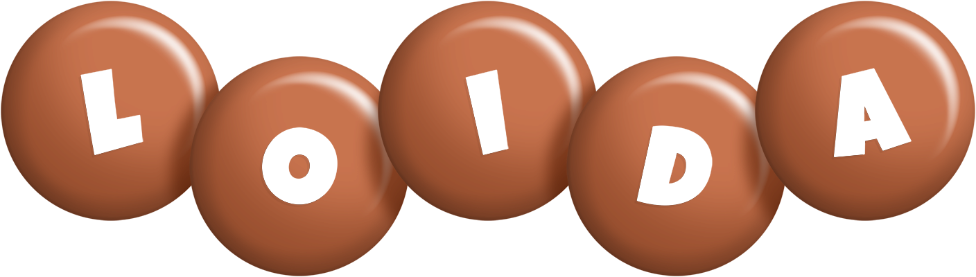 Loida candy-brown logo