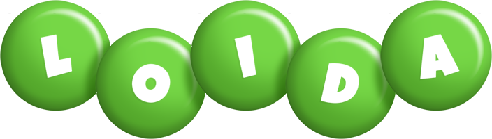 Loida candy-green logo