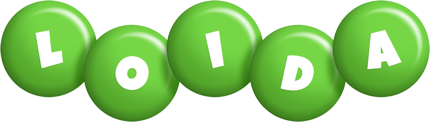 Loida candy-green logo
