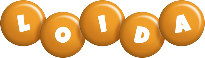 Loida candy-orange logo