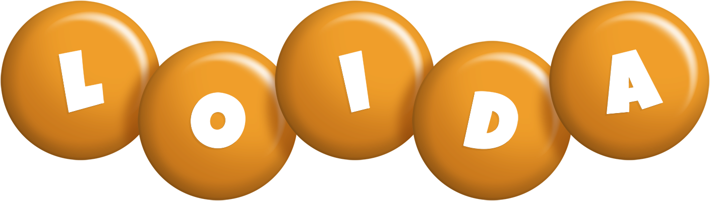 Loida candy-orange logo