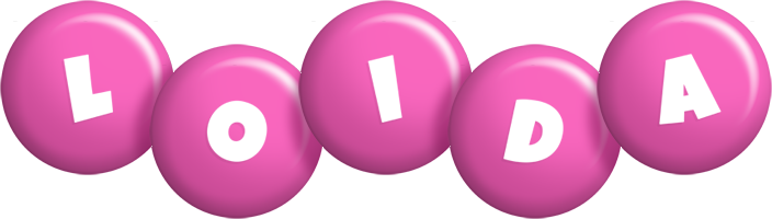Loida candy-pink logo