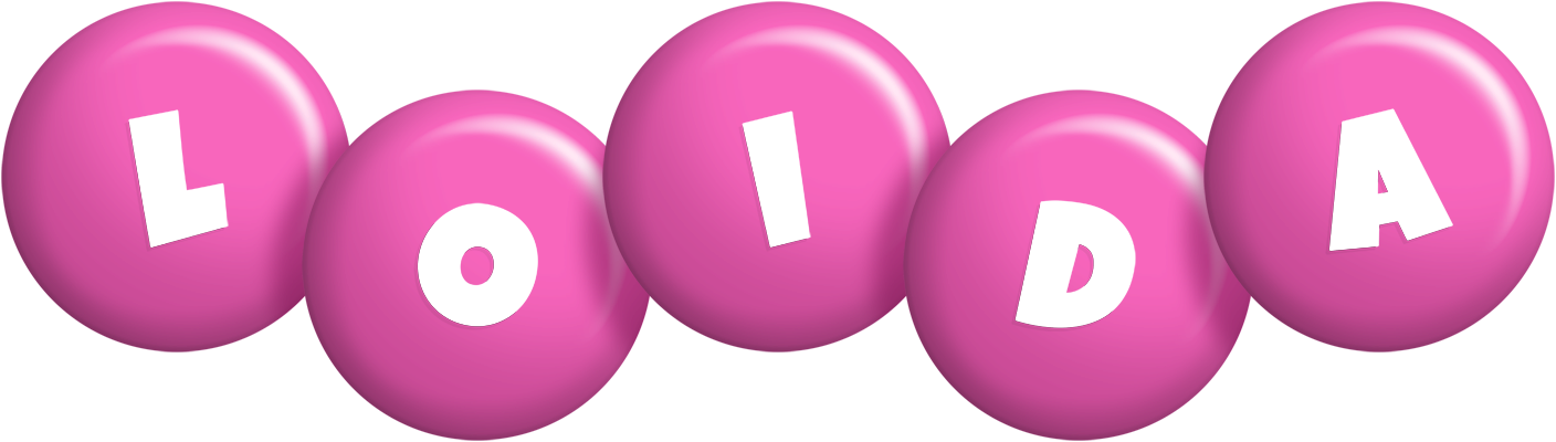 Loida candy-pink logo