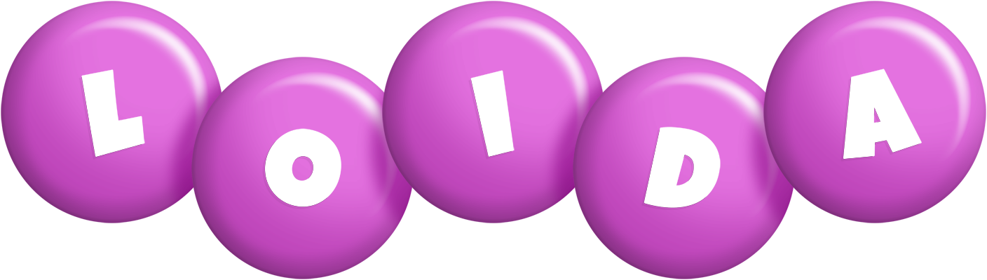 Loida candy-purple logo
