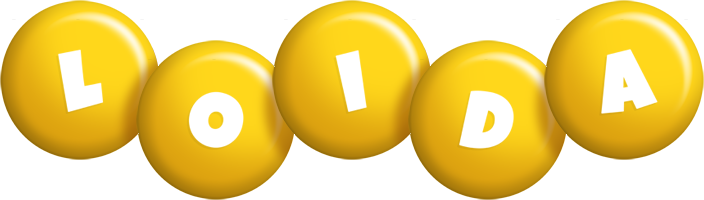 Loida candy-yellow logo