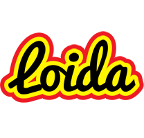 Loida flaming logo