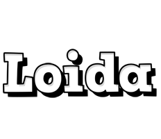 Loida snowing logo