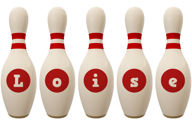 Loise bowling-pin logo