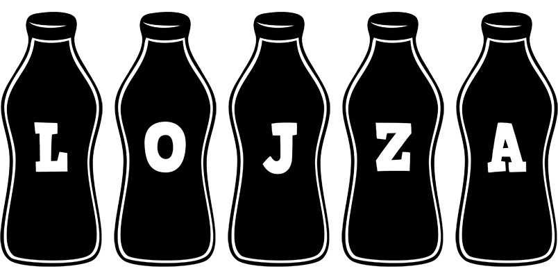 Lojza bottle logo