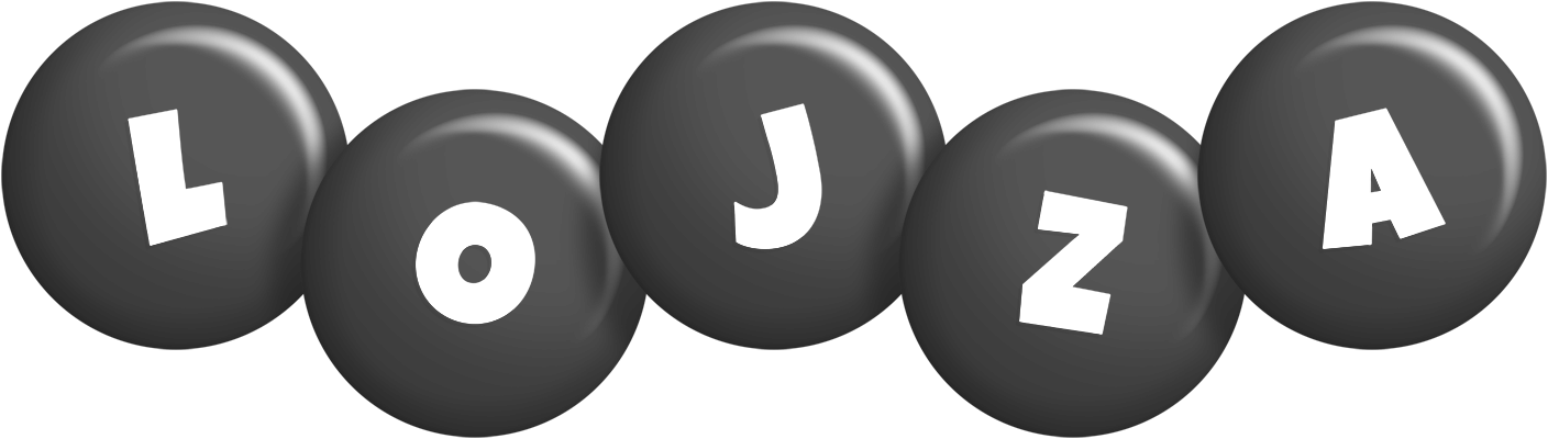 Lojza candy-black logo