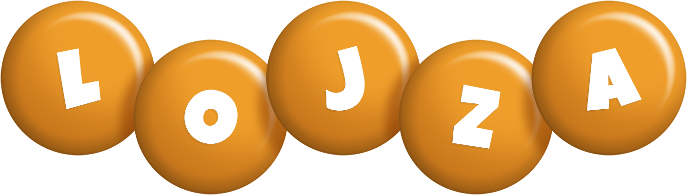 Lojza candy-orange logo