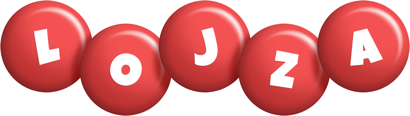 Lojza candy-red logo