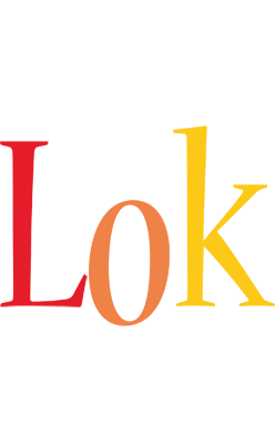Lok birthday logo