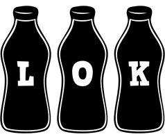 Lok bottle logo