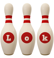 Lok bowling-pin logo