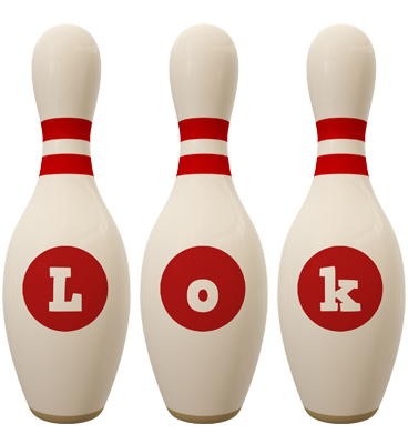 Lok bowling-pin logo