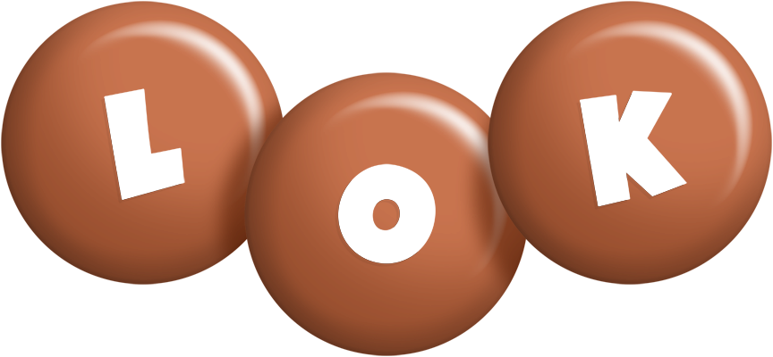 Lok candy-brown logo