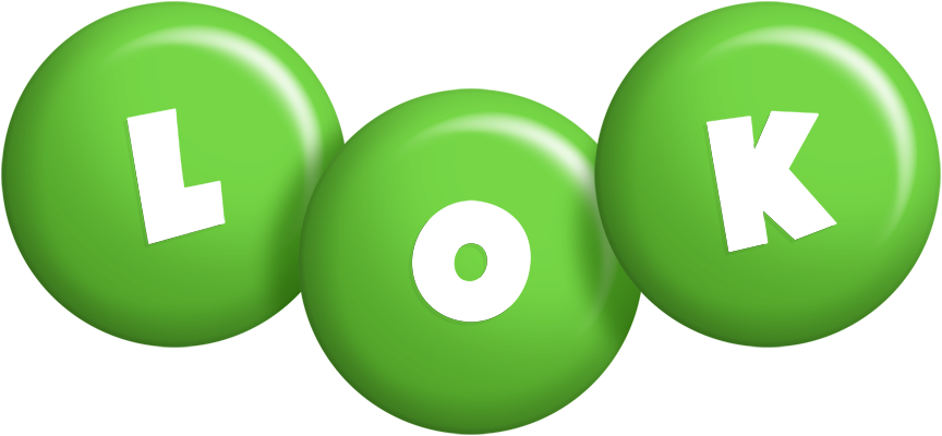 Lok candy-green logo