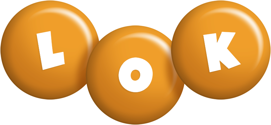 Lok candy-orange logo