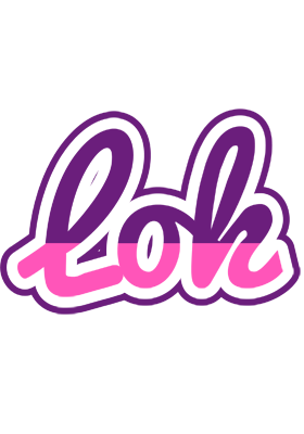 Lok cheerful logo