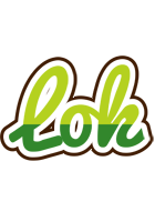 Lok golfing logo