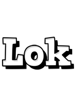 Lok snowing logo