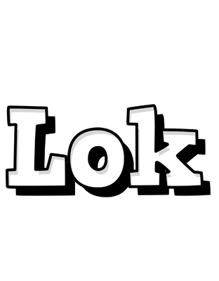 Lok snowing logo