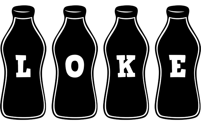 Loke bottle logo