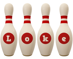 Loke bowling-pin logo