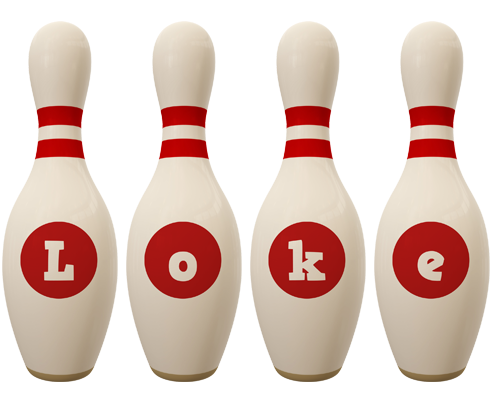 Loke bowling-pin logo