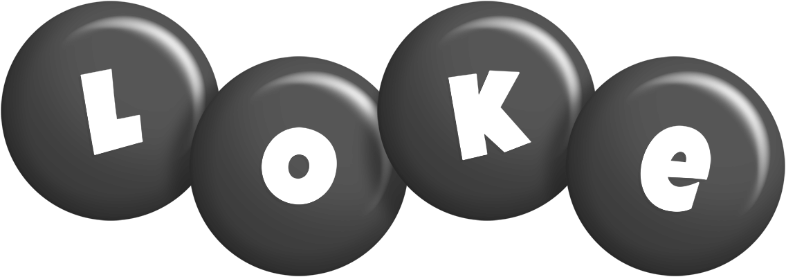 Loke candy-black logo