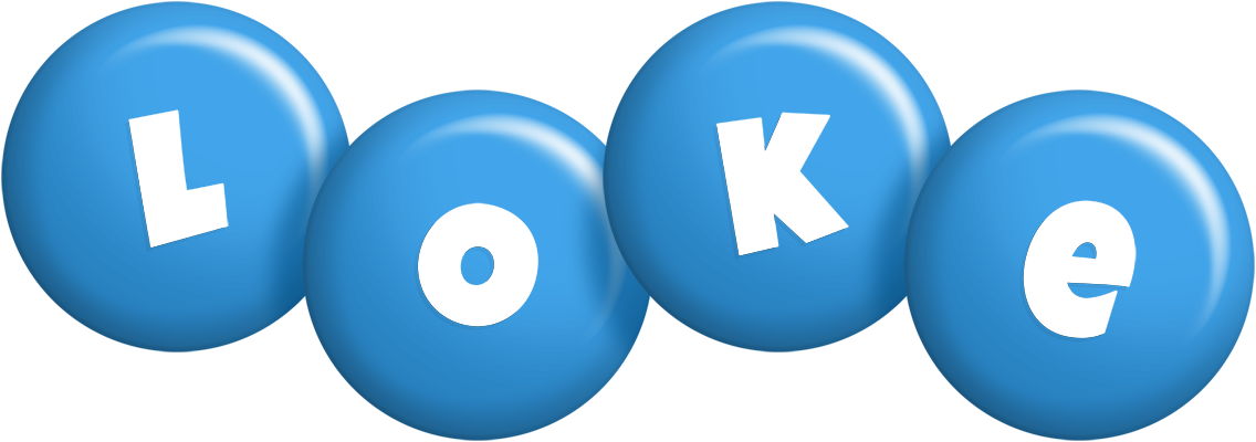 Loke candy-blue logo