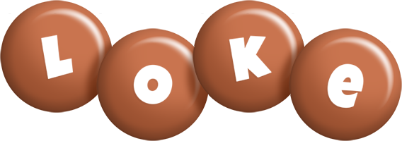 Loke candy-brown logo